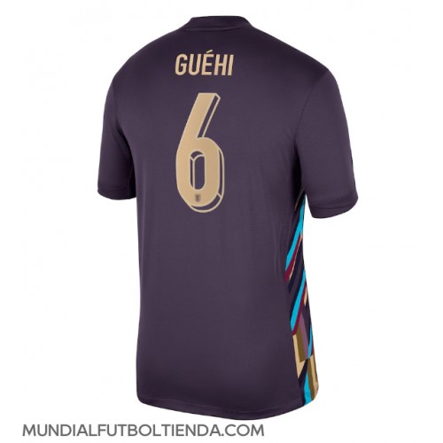 Camiseta Inglaterra Marc Guehi #6 Segunda Equipación Replica Eurocopa 2024 mangas cortas